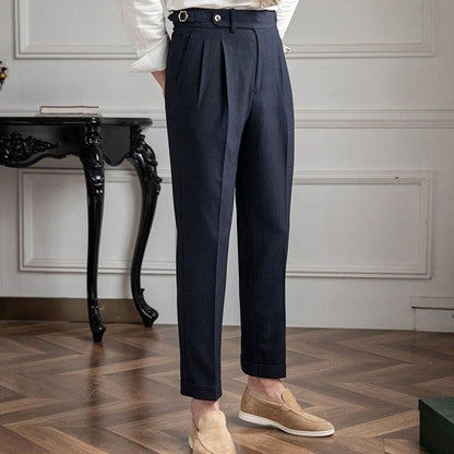 Lavisa - Men's Tailored Pleated Trousers