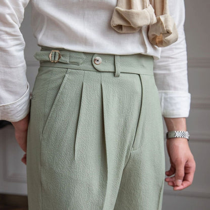 Lavisa - Men's Tailored Pleated Trousers