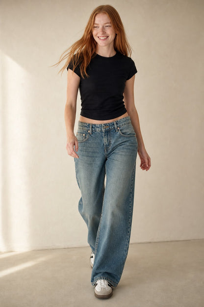 Lavisa - Miley Wide Leg Denim Jeans