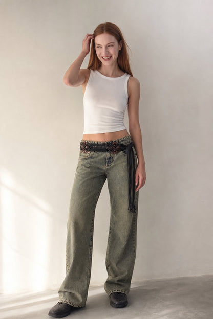 Lavisa - Miley Wide Leg Denim Jeans