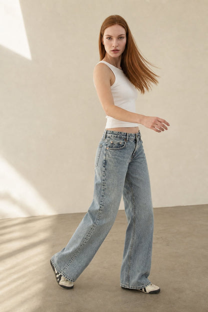 Lavisa - Miley Wide Leg Denim Jeans