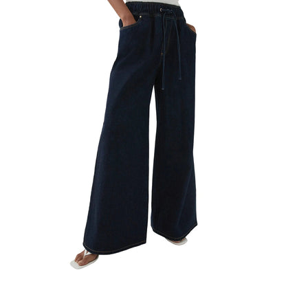 Lavisa - Monaco Drawstring Wide Leg Denim Jeans