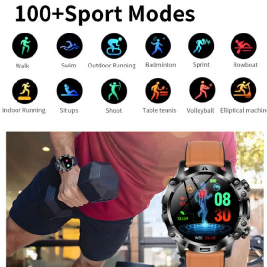 Lavisa - Multifunctional Smartwatch with Activity Tracker and Bluetooth Calling
