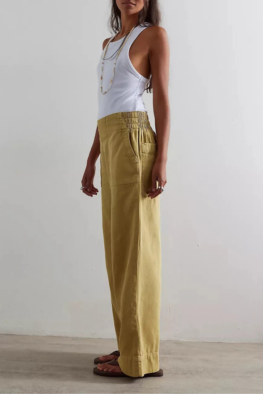 Lavisa - Relaxed High Waisted Loose Fit Wide Leg Jeans