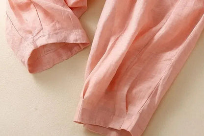 Lavisa - Relaxed Tapered Linen Everyday Trousers