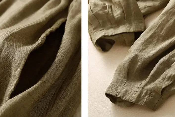 Lavisa - Relaxed Tapered Linen Everyday Trousers