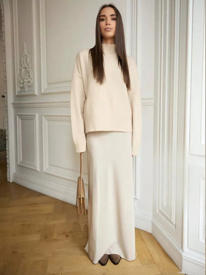 Lavisa - Satin Fishtail Maxi Skirt