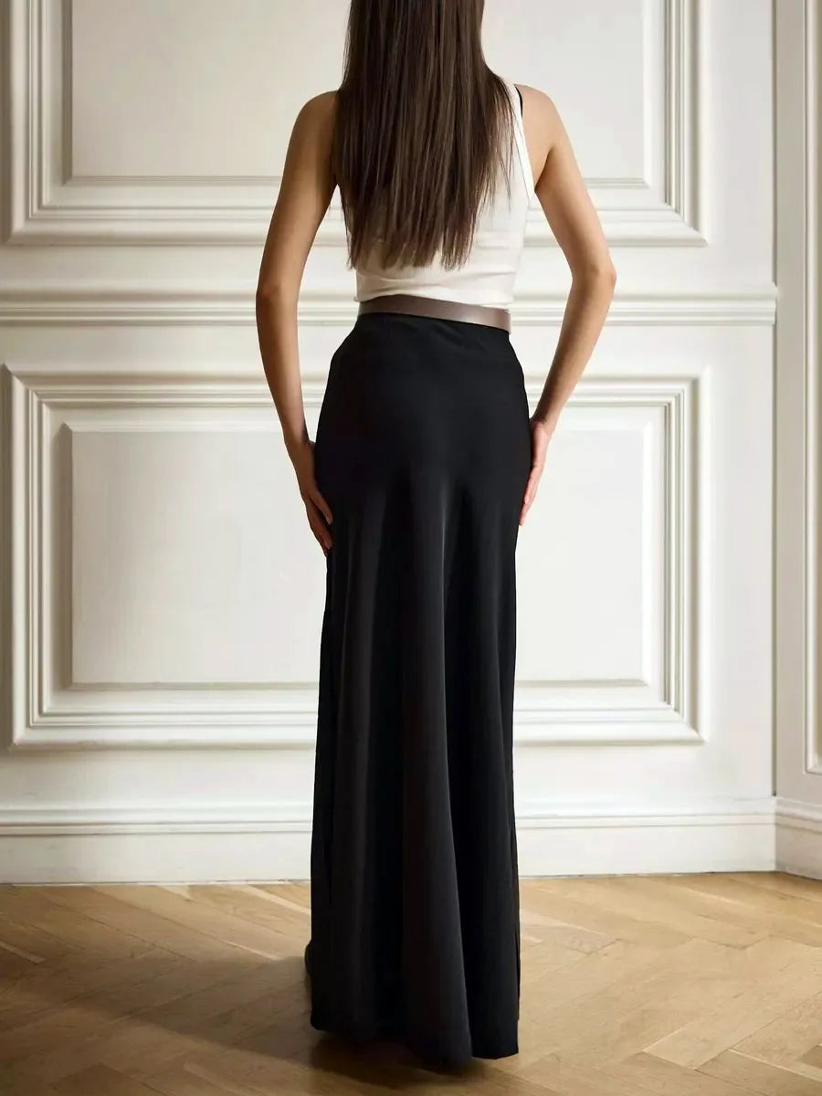 Lavisa - Satin Fishtail Maxi Skirt