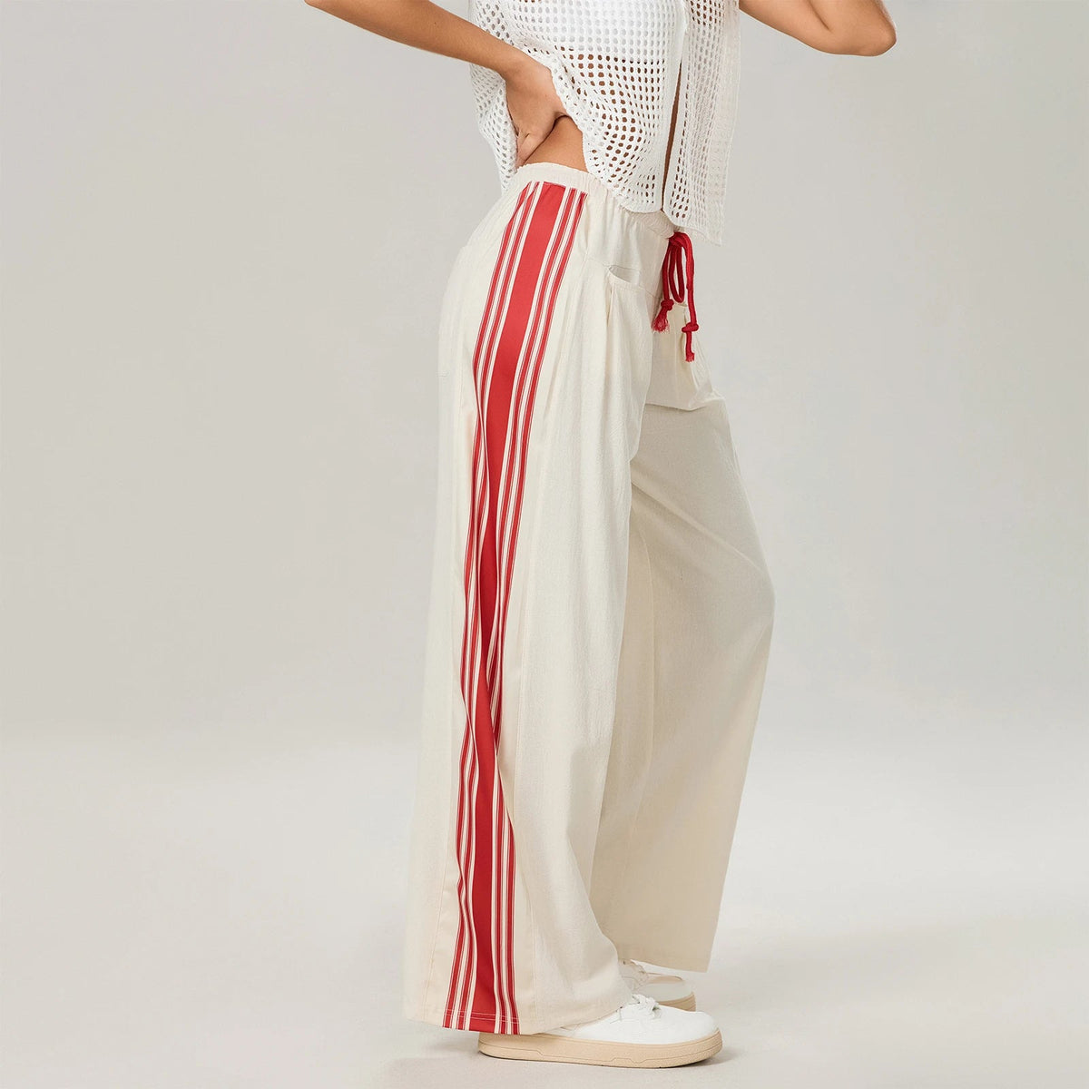 Lavisa - Side Striped High Waisted Active Joggers