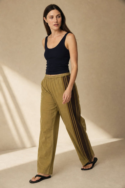 Lavisa - Side Striped High Waisted Active Joggers