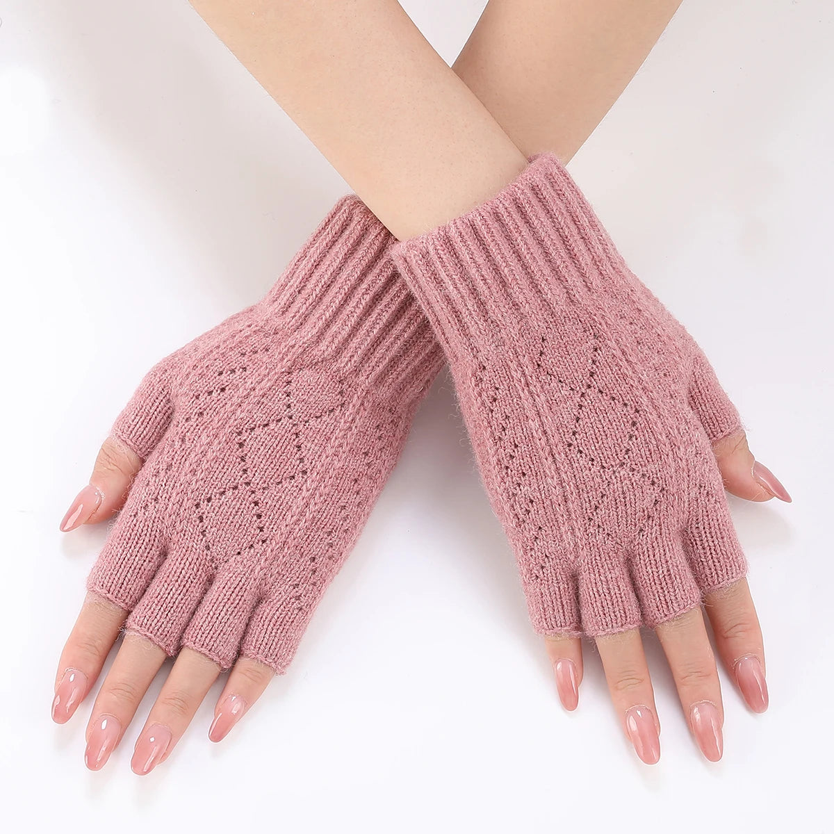 Lavisa - Soft Knit Fingerless Gloves