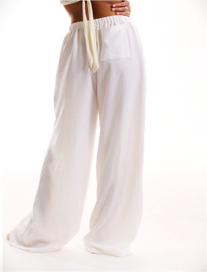 Lavisa - Solara Wide Leg Linen Trousers