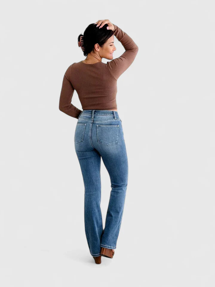 Lavisa - Sophisticated Women's Bootcut Pants - Tummy Control Trousers