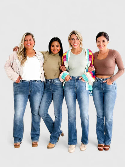 Lavisa - Sophisticated Women's Bootcut Pants - Tummy Control Trousers