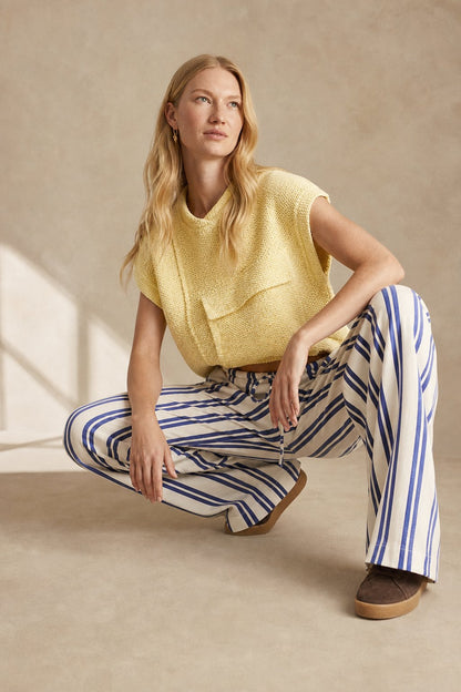 Lavisa - Striped Wide Leg Lounge Pants