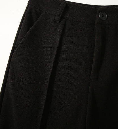 Lavisa - Tapered Woolen High-Waist Trousers