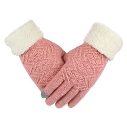 Lavisa - Touch Screen Knitted Gloves with Plush Lining