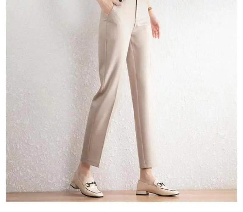 Lavisa - Verona Straight Leg Cropped Trousers