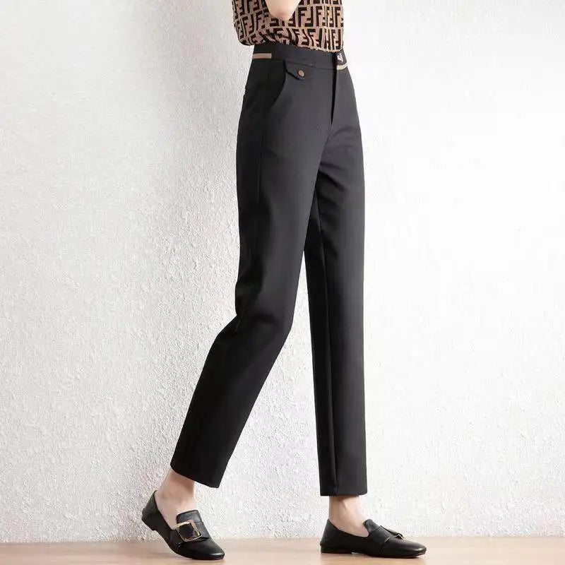 Lavisa - Verona Straight Leg Cropped Trousers