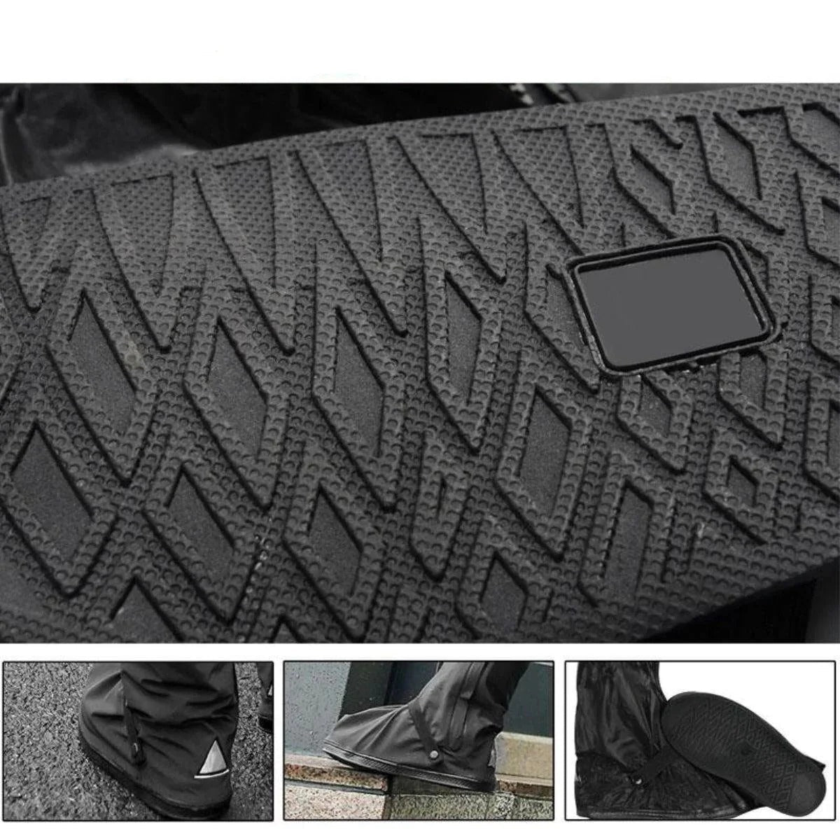 Lavisa - Waterproof Boot Covers - Reusable Shoe Protectors for Rain & Mud