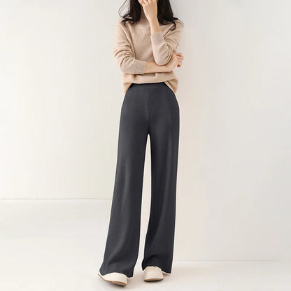 Lavisa - Wide Leg Merino Wool Lounge Sweatpants