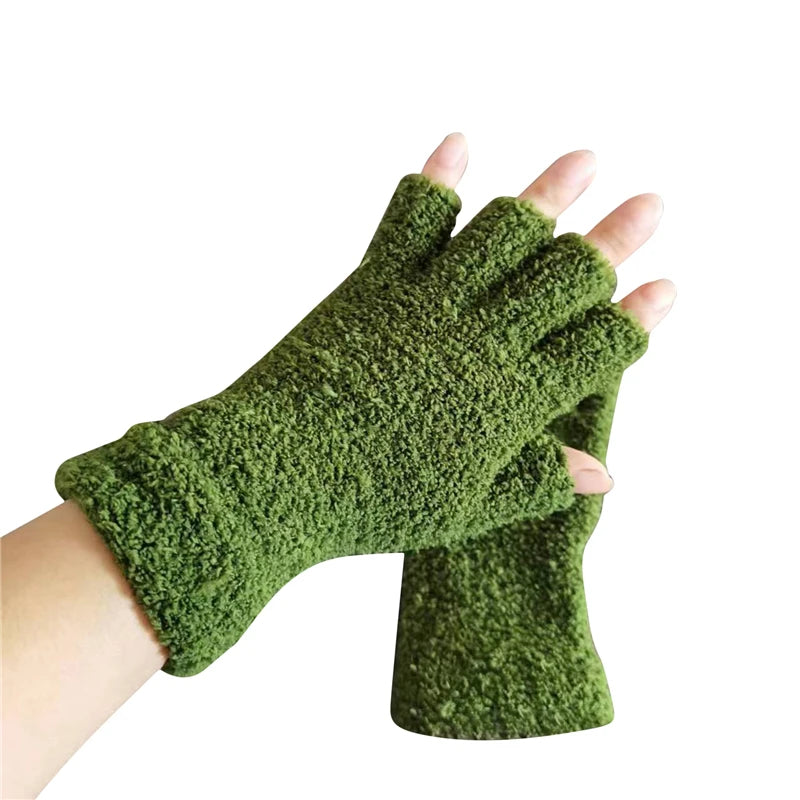 Lavisa - Winter Comfort Knit Half Finger Gloves
