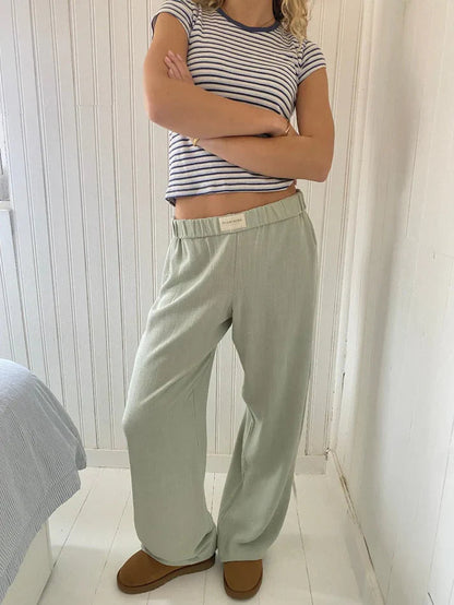 Lavisa - Women's Cozy Wide Leg Lounge Pants