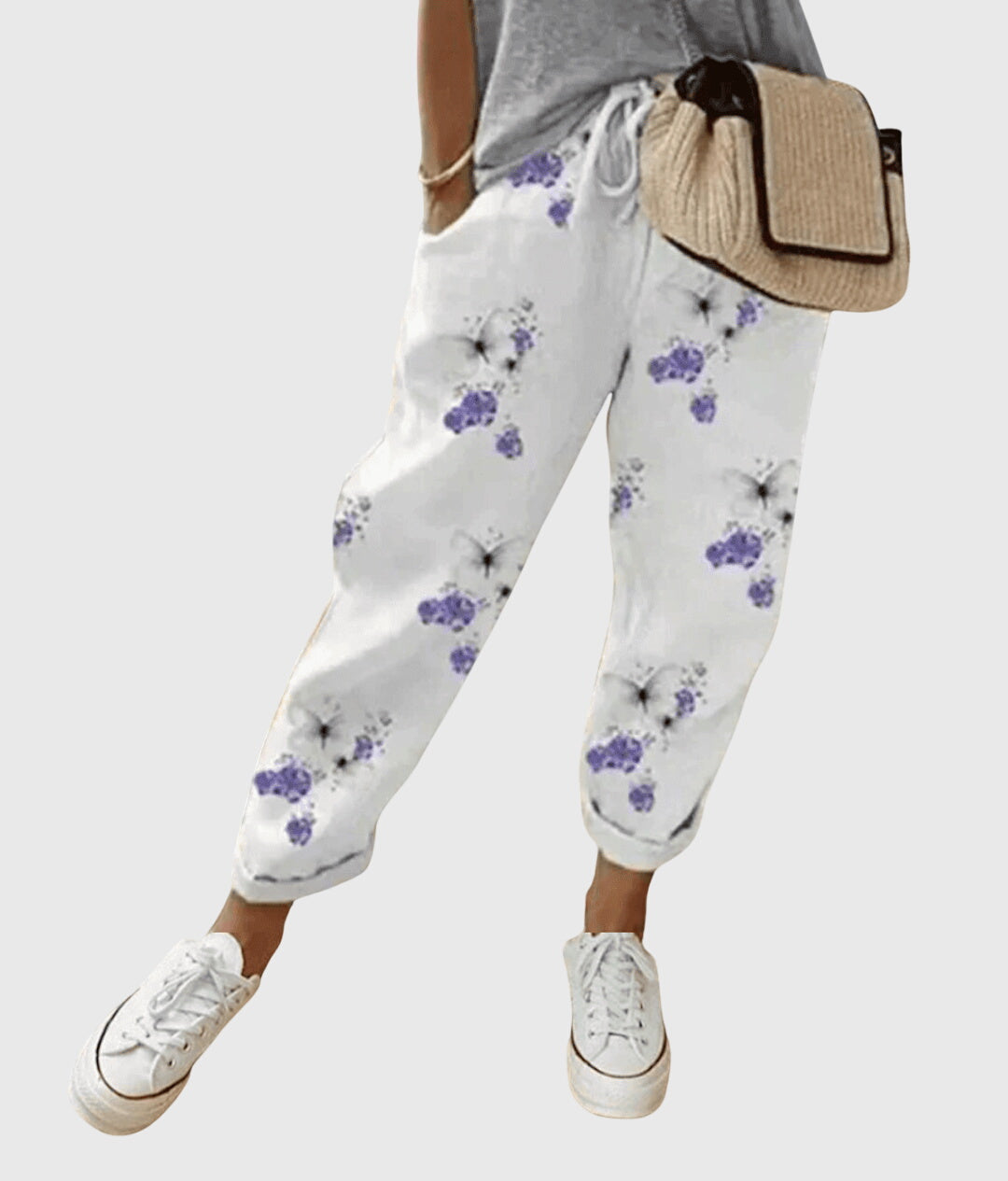 Lavisa - Women's Elegant Summer Pants - Relaxed Fit & Adjustable