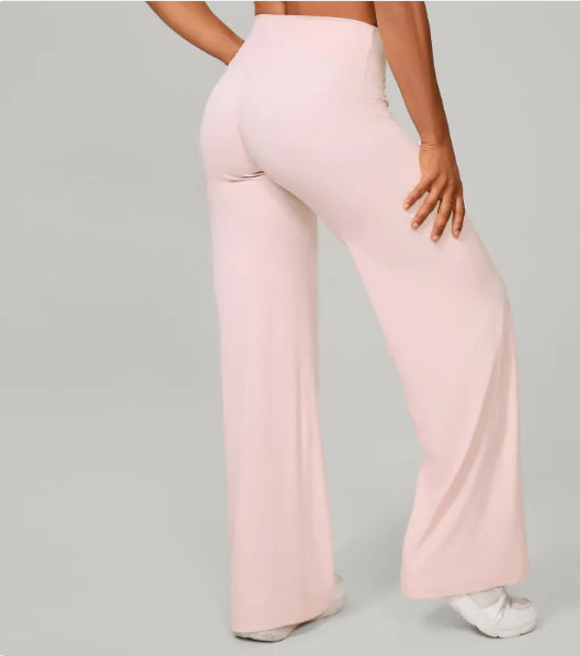 Lavisa - Women's High Rise Pull-On Comfort Pants - Stretch Everyday Trousers