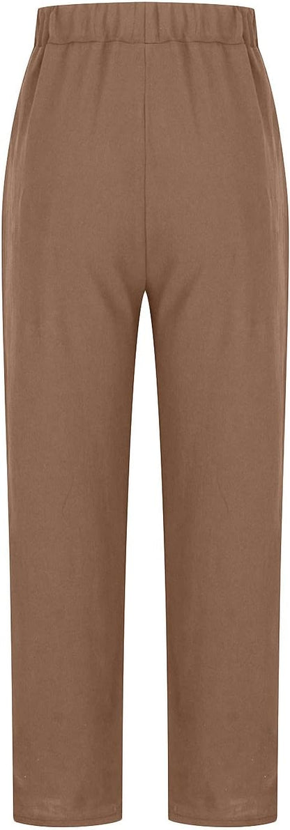 Lavisa - Women's High Waist Dress Pants Elegant Office Trousers