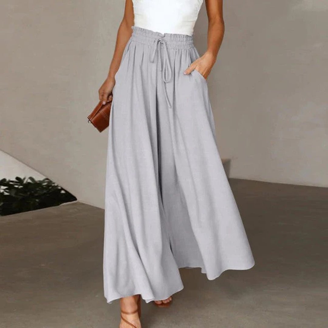 Lavisa - Womens High Waist Wide Leg Pants