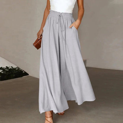 Lavisa - Womens High Waist Wide Leg Pants
