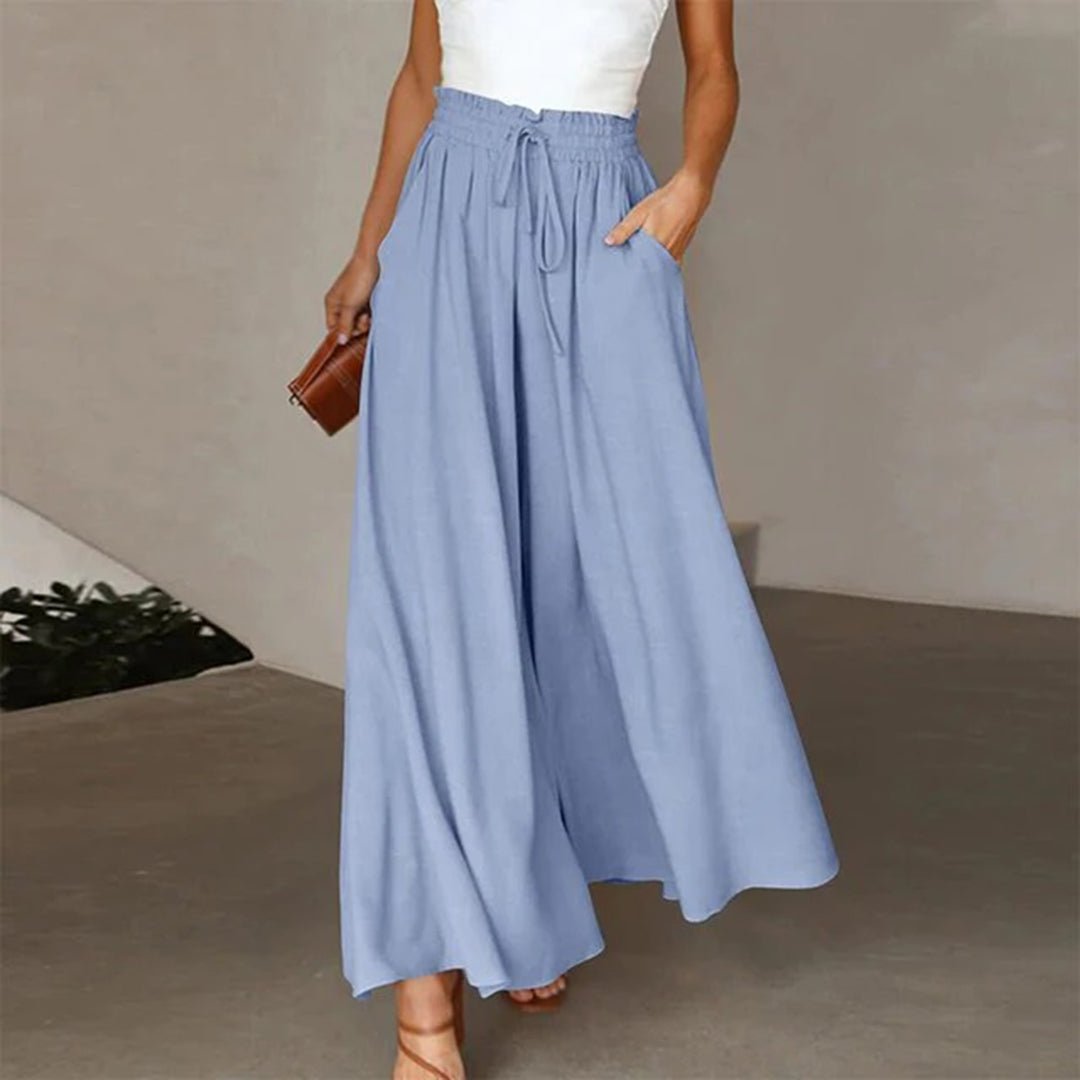 Lavisa - Womens High Waist Wide Leg Pants