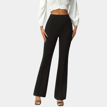 Lavisa - Women's High Waisted Fitted Flare Pants