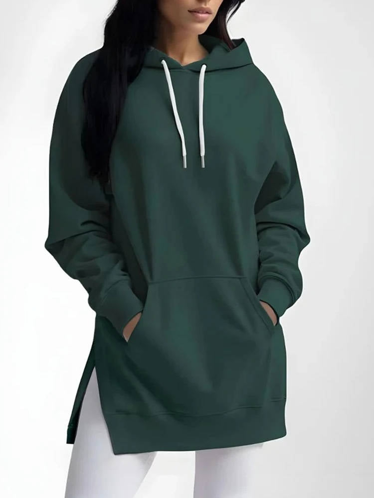 Lavisa - Women's Oversized Hoodie Dress with Soft Fleece Lining