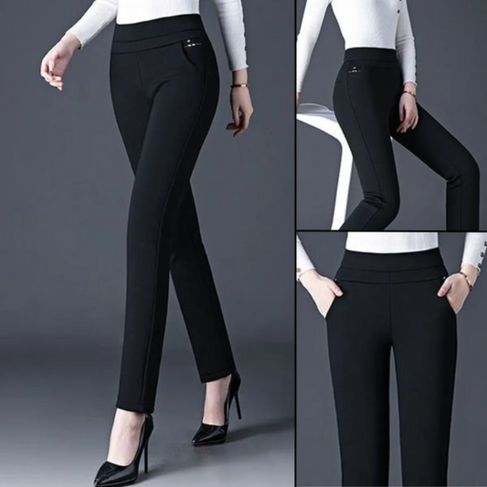 Lavisa - Women's Stretch Slim Fit Pants - Tailored Day-to-Evening Trousers