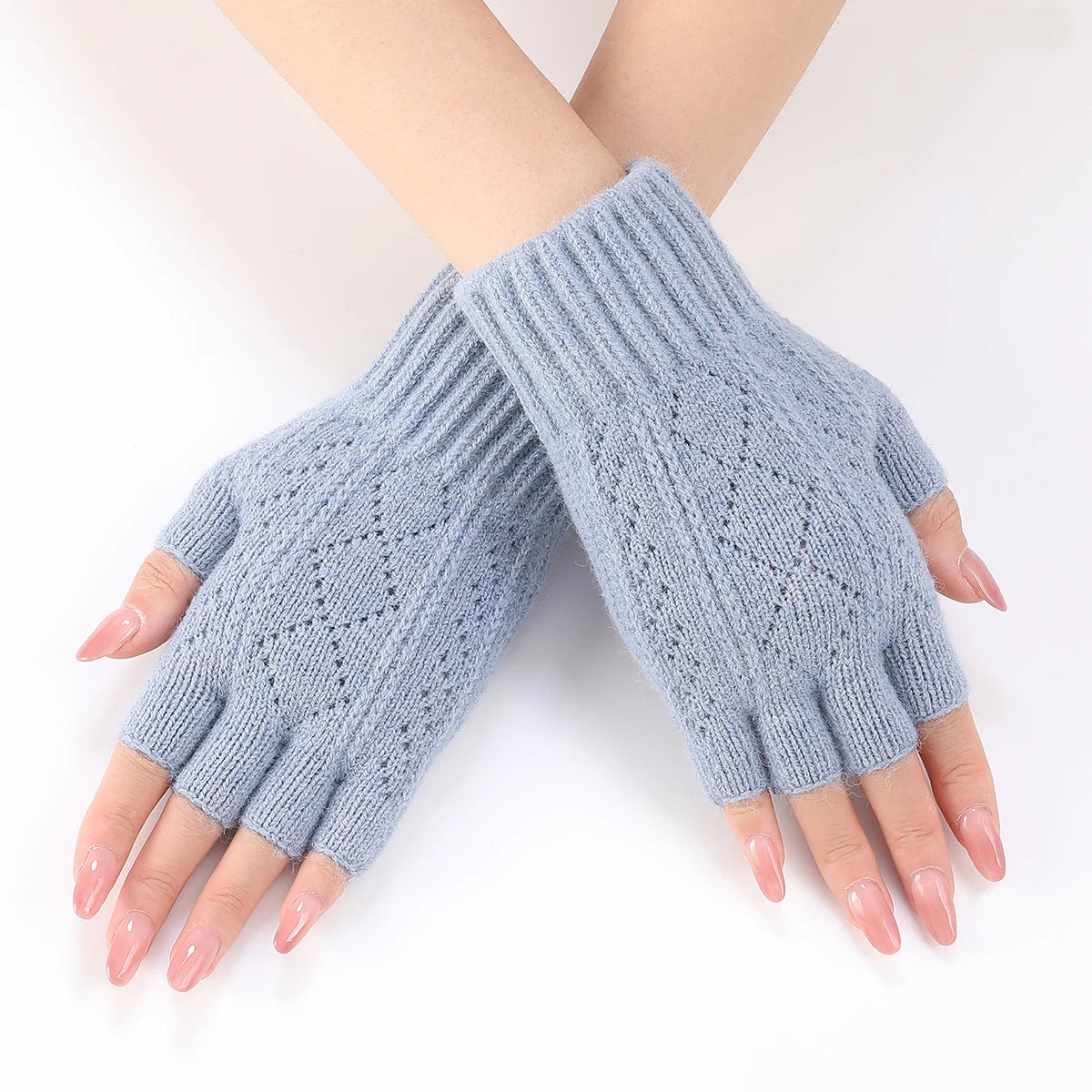 Lavisa - Soft Knit Fingerless Gloves