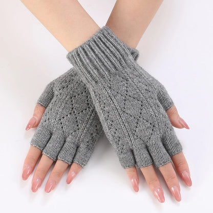 Lavisa - Soft Knit Fingerless Gloves