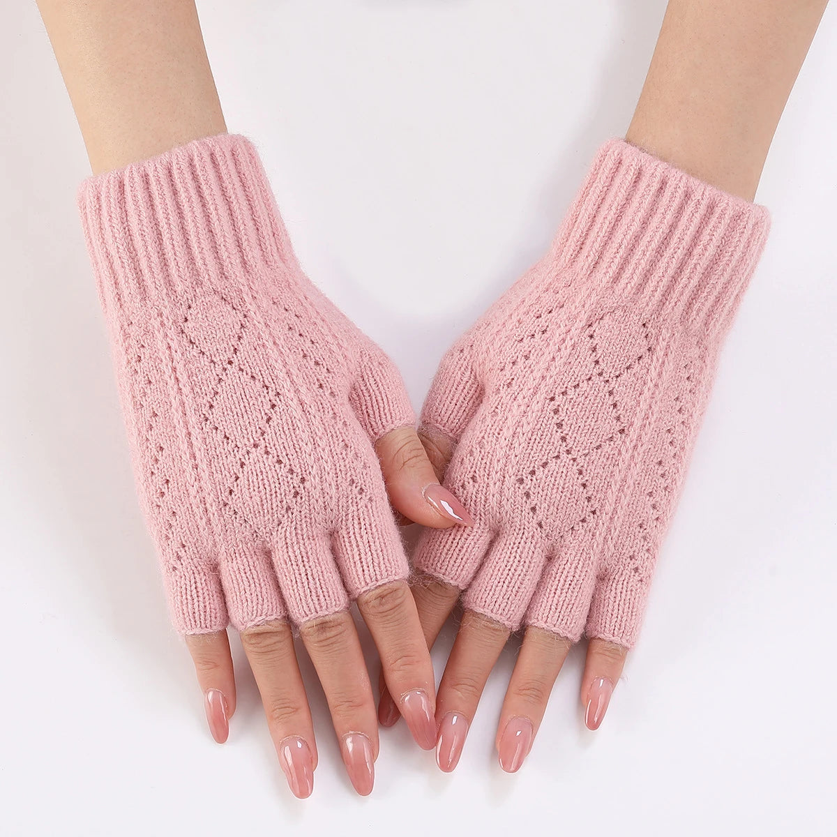 Lavisa - Soft Knit Fingerless Gloves