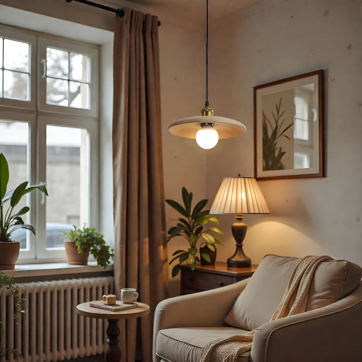 Lavisa - Globe Bulb Hanging LED Pendant Light