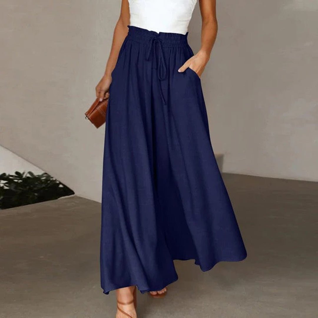 Lavisa - Womens High Waist Wide Leg Pants