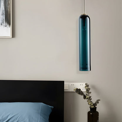 Lavisa - Long Milk Glass Bottle Pendant Light