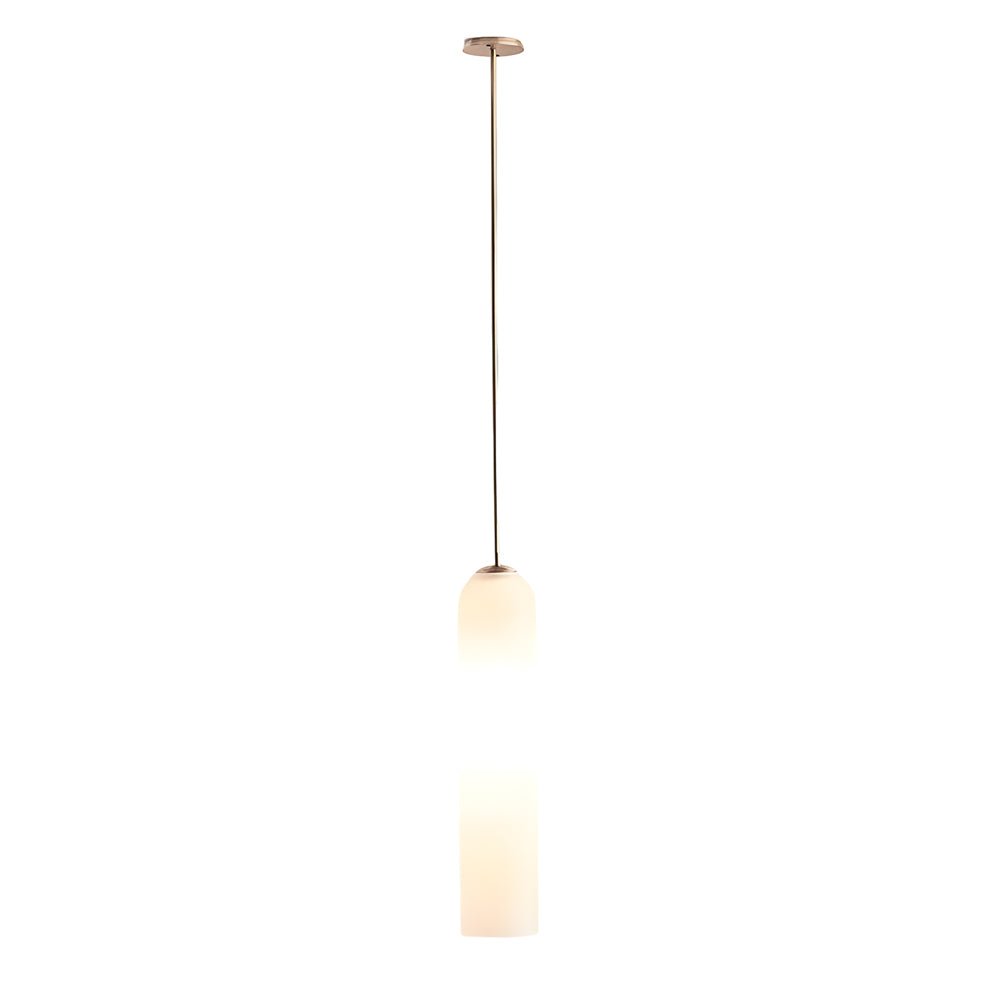 Lavisa - Long Milk Glass Bottle Pendant Light