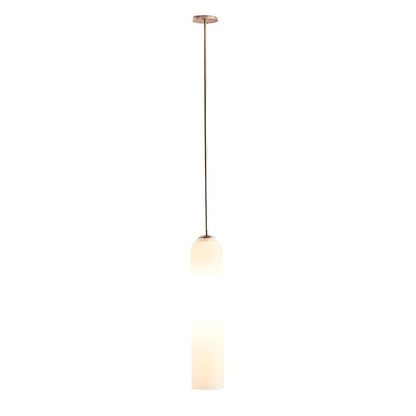 Lavisa - Long Milk Glass Bottle Pendant Light