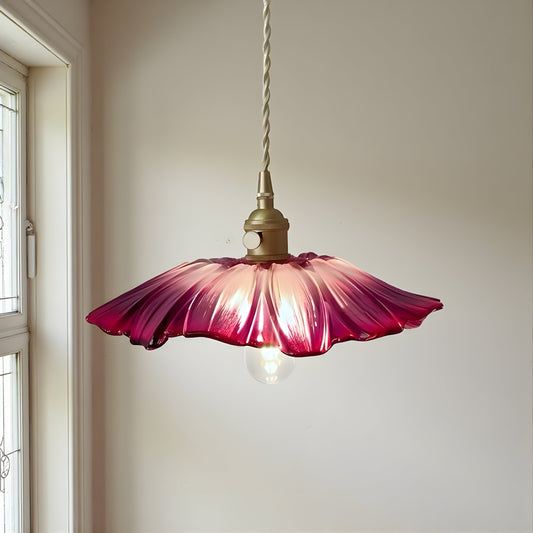 Lavisa - Ruffled Petal Shade Pendant Light