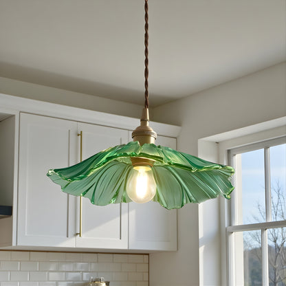 Lavisa - Ruffled Petal Shade Pendant Light
