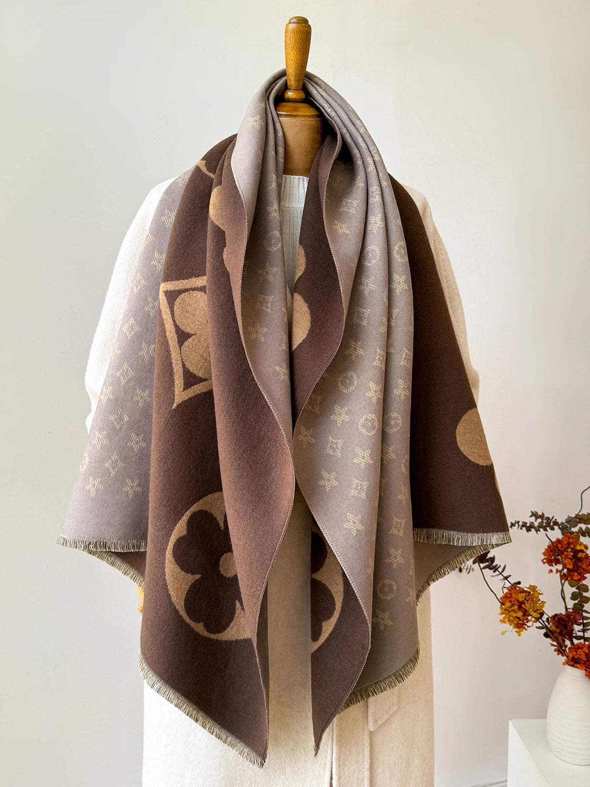 Lavisa - Luxury Faux Cashmere Winter Scarf Neck Warmer