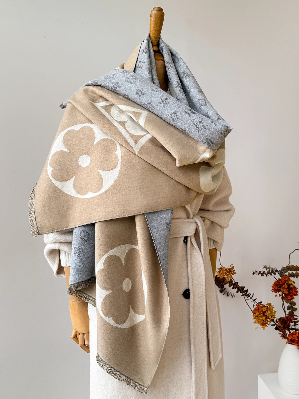 Lavisa - Luxury Faux Cashmere Winter Scarf Neck Warmer