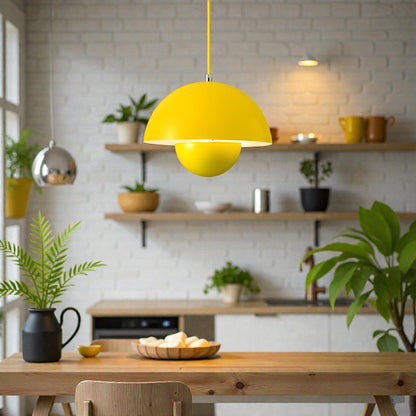 Lavisa - Minimalist Scandinavian Globe-Dome LED Pendant Light