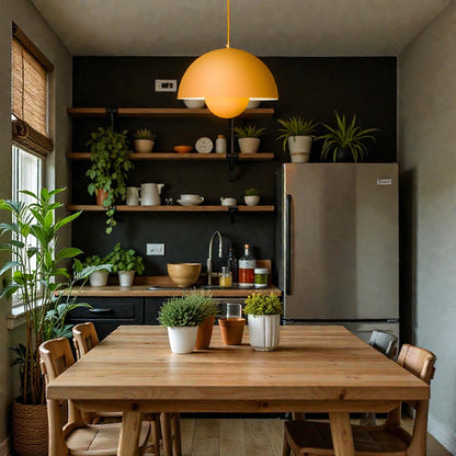 Lavisa - Minimalist Scandinavian Globe-Dome LED Pendant Light